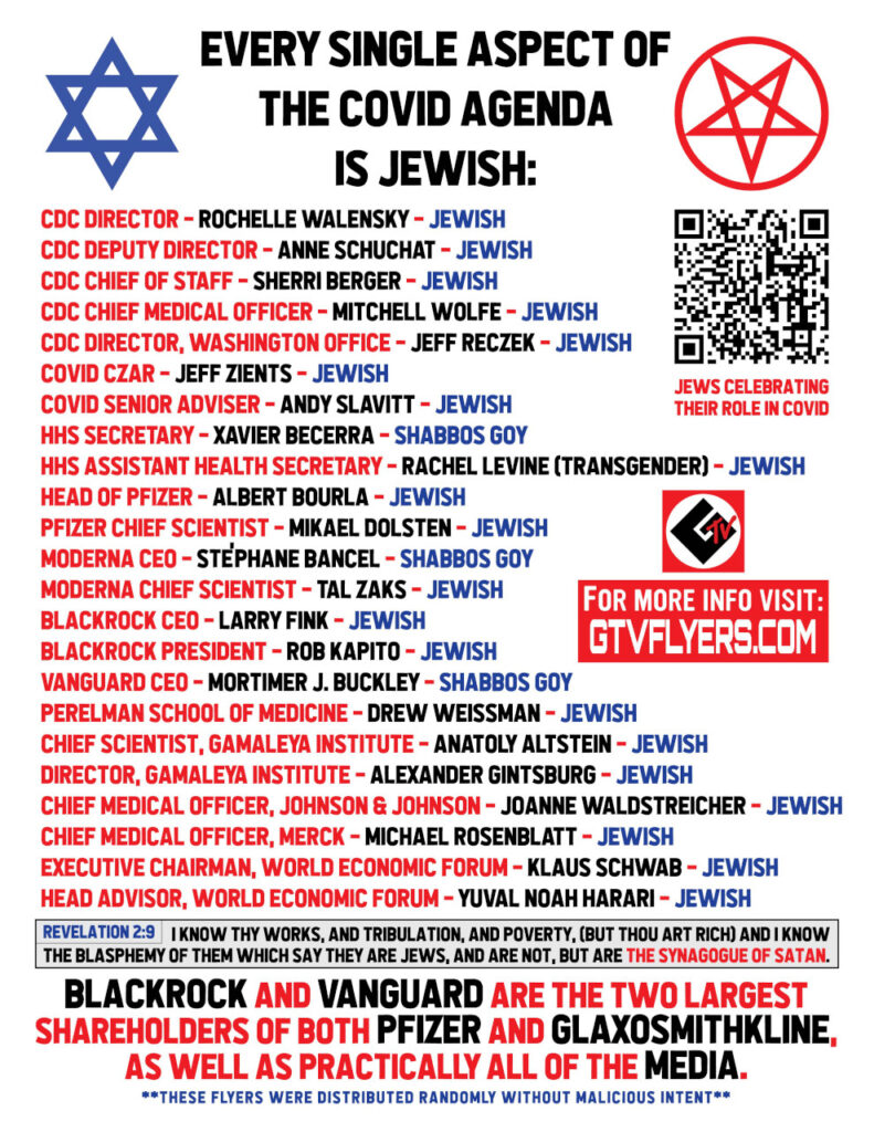 Every Single Aspect of Covid is Jewish
